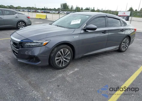 2022 Honda Accord Hybrid Exl from USA, damaged, VIN 1HGCV3F57NA008831